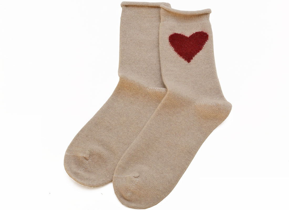 Hansel from Basel Love Socks in Flax
