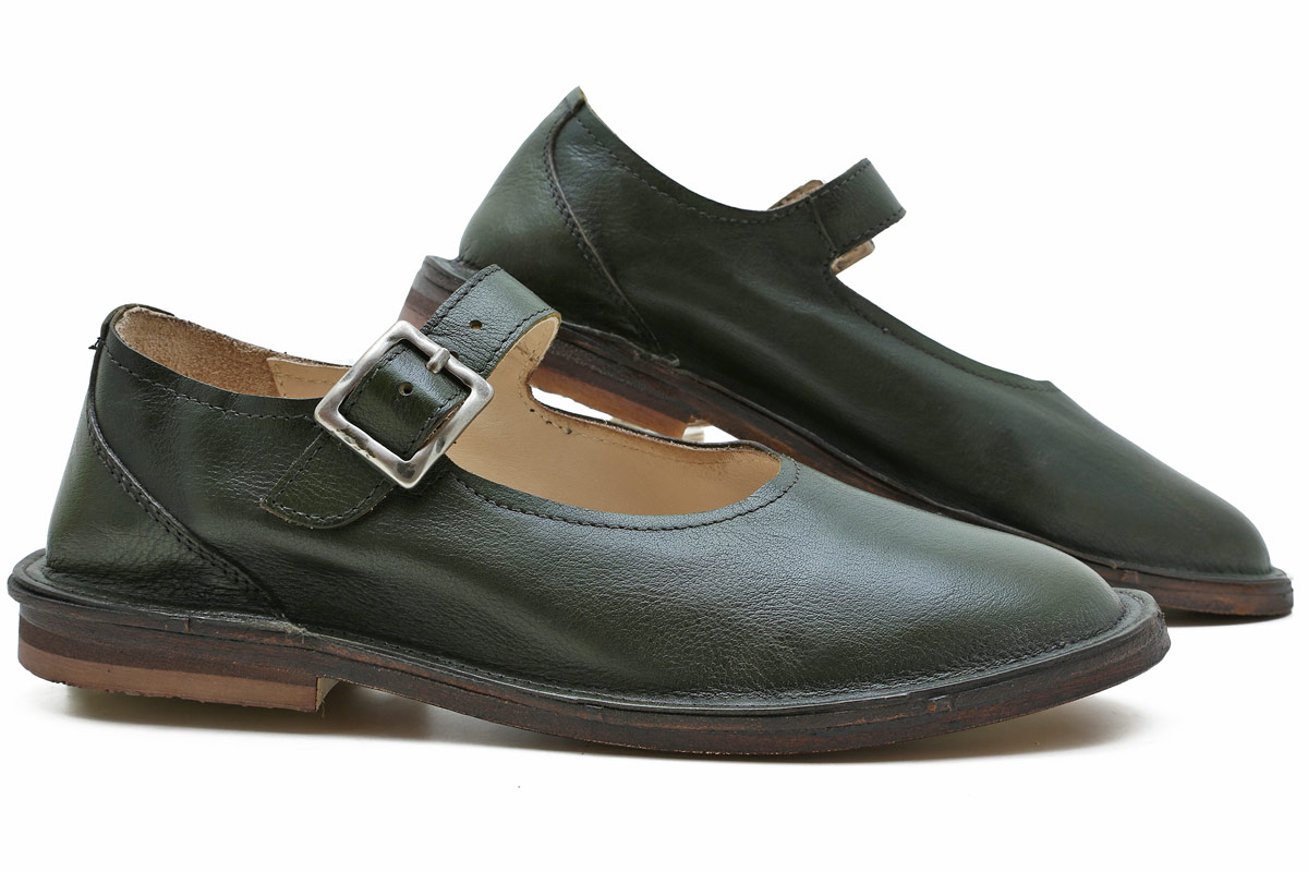 Shoes: MOMA Greta in Forest Green