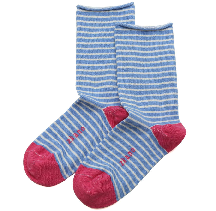 Zkano Amore Socks in Periwinkle Blue
