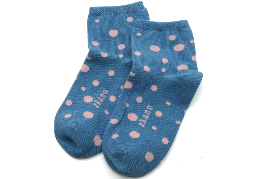 Zkano Dotty Anklet in Blue / Pink
