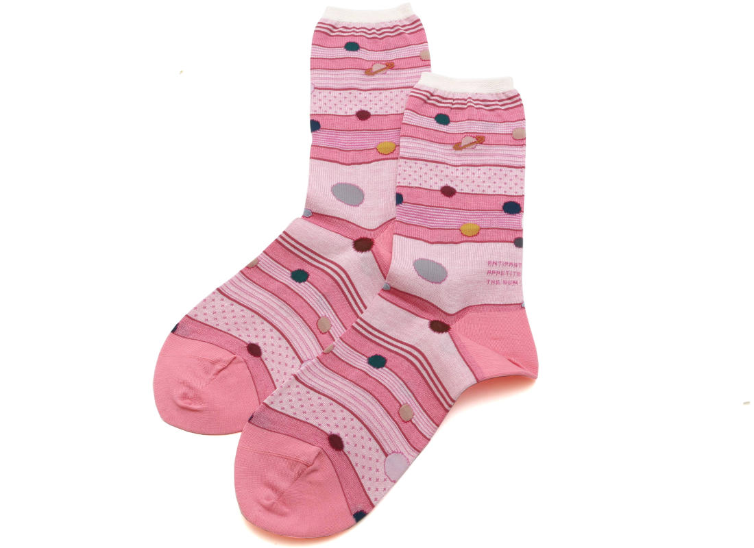 Antipast Orbit Socks in Pink