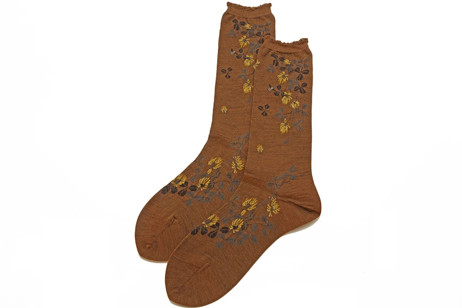 Antipast Shamrock Socks in Brown