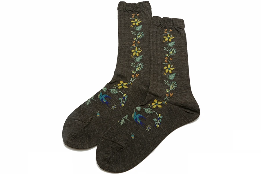 Antipast Peace Socks in Brown