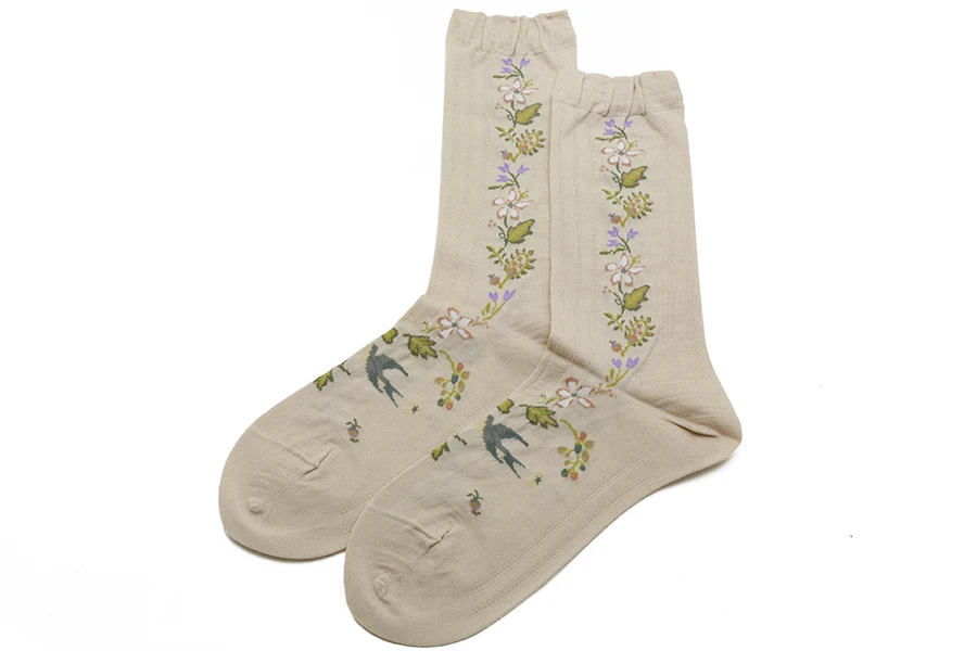 Antipast Peace Socks in Ivory