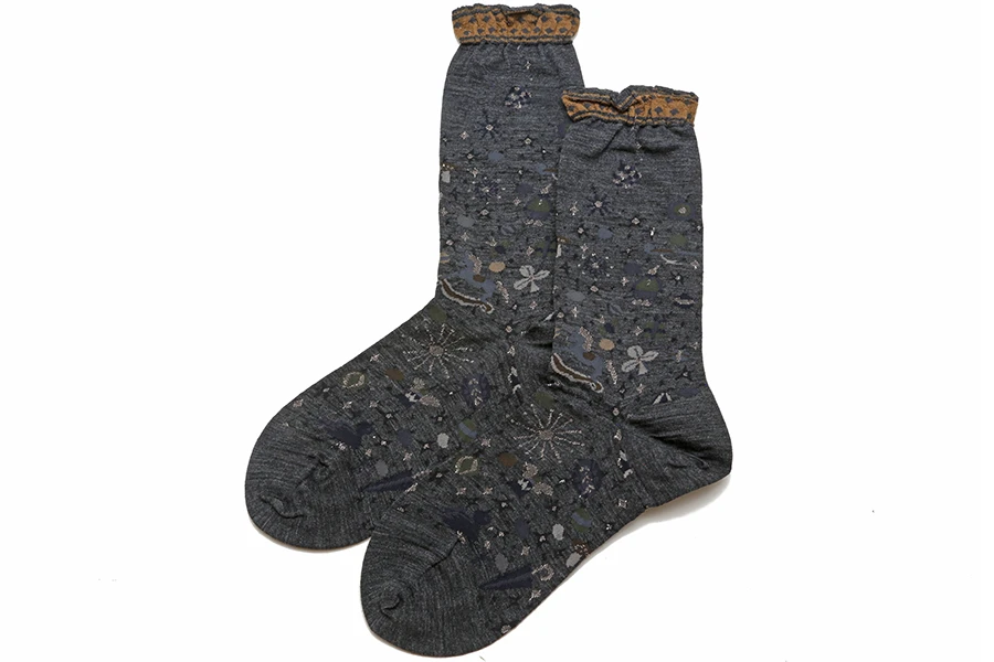 Antipast Wish Socks in Charcoal