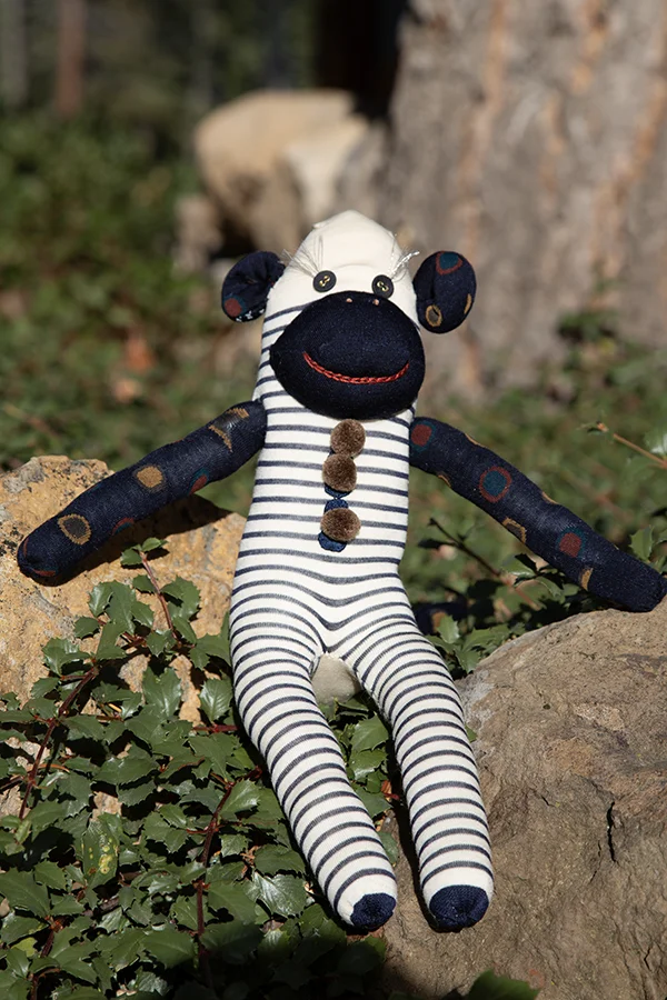 Antipast Sock Dolls in Navy Monkey