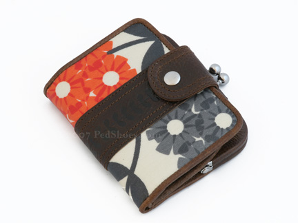 Orla Kiely Rhododendron Square Wallet In Brown Ped Shoes Order Online Or 866 700 Shoe 7463