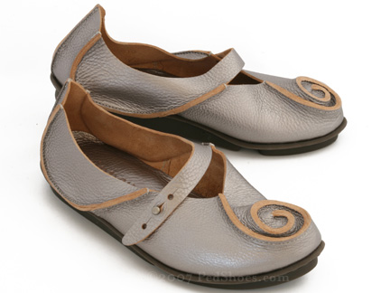 Trippen Schnecke in Silver : Ped Shoes - Order online or 866.700