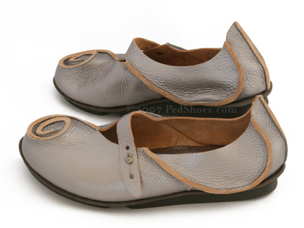 Trippen Schnecke in Silver : Ped Shoes - Order online or 866.700